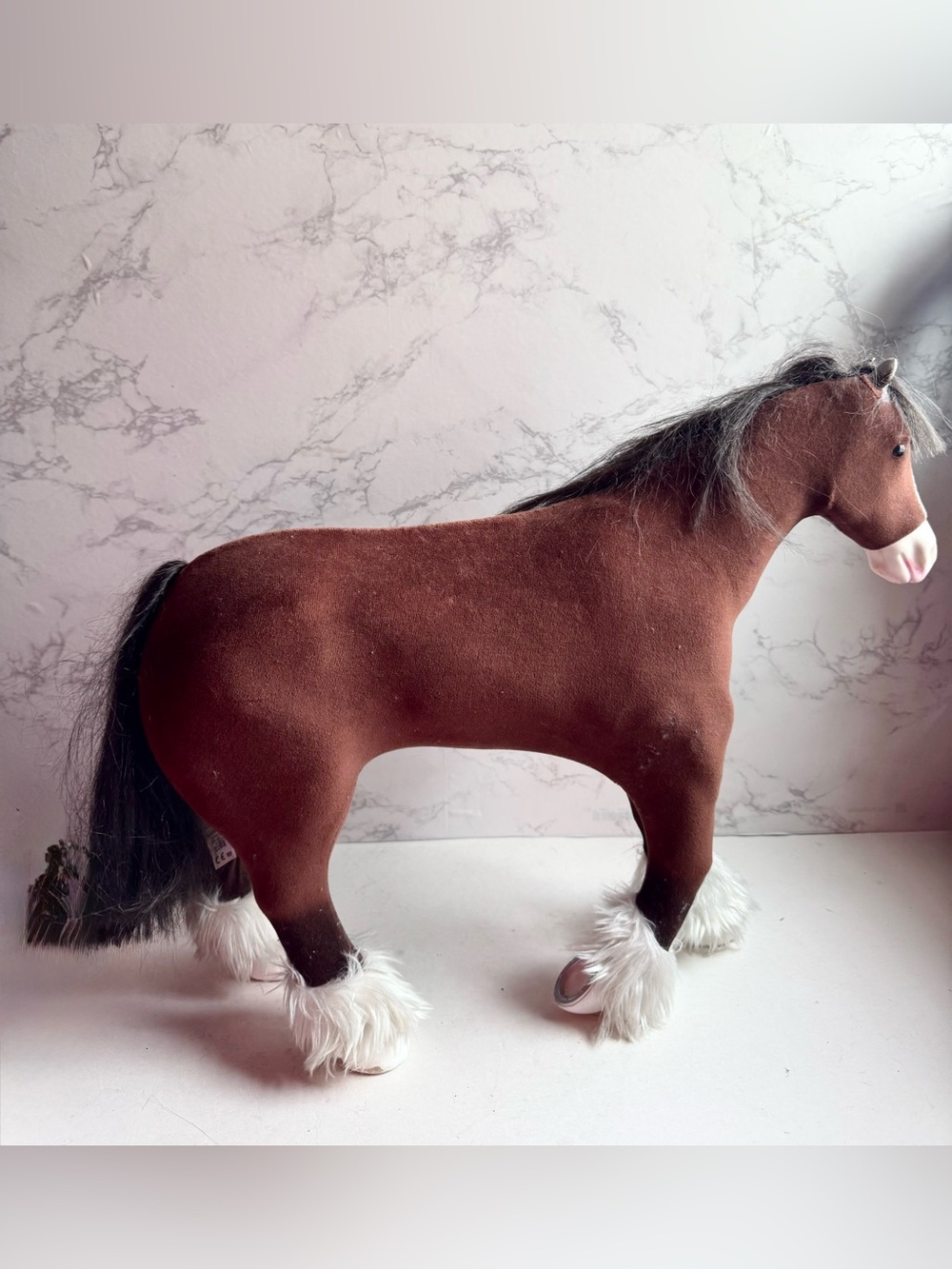 American Girl Prancing Clydesdale Horse 🐎